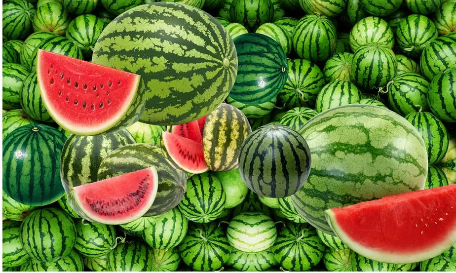 3d фрески обои для гостиной арбуз фото стен украшения дома индивидуальные |