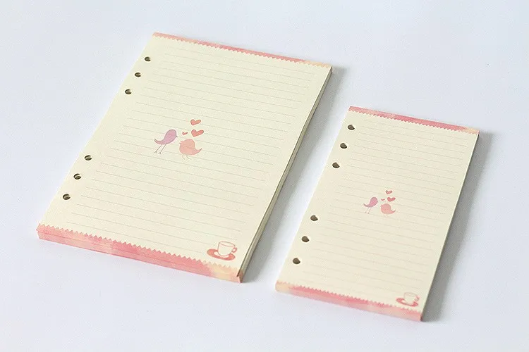 Красочные спиральные блокноты, наполнитель бумаги, Сменная вставка, A5, A6, A7 Размер, журнал, внутренний основной планировщик, дневник, записная книжка