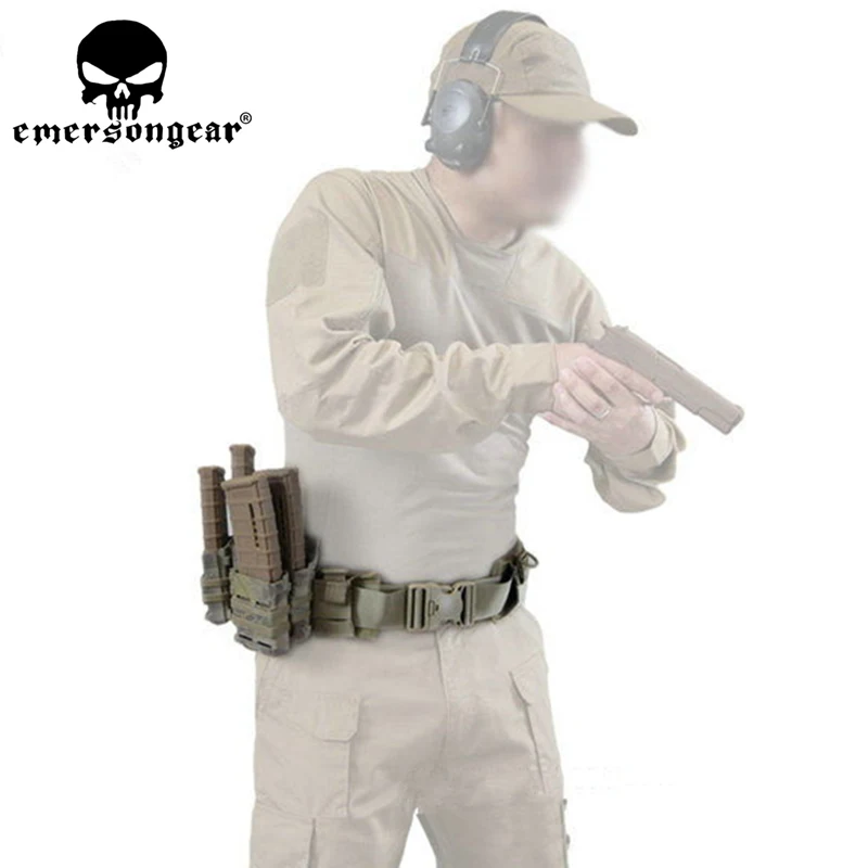 Ремень для страйкбола Wargame EMERSON MOLLE мужской спортивный армейский брезентовый