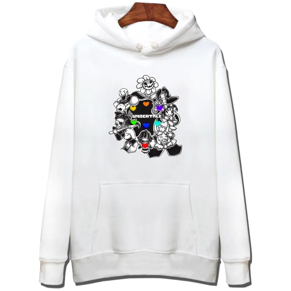 Модная толстовка с капюшоном Game Undertale Sans пуловер для мальчиков и девочек одежда