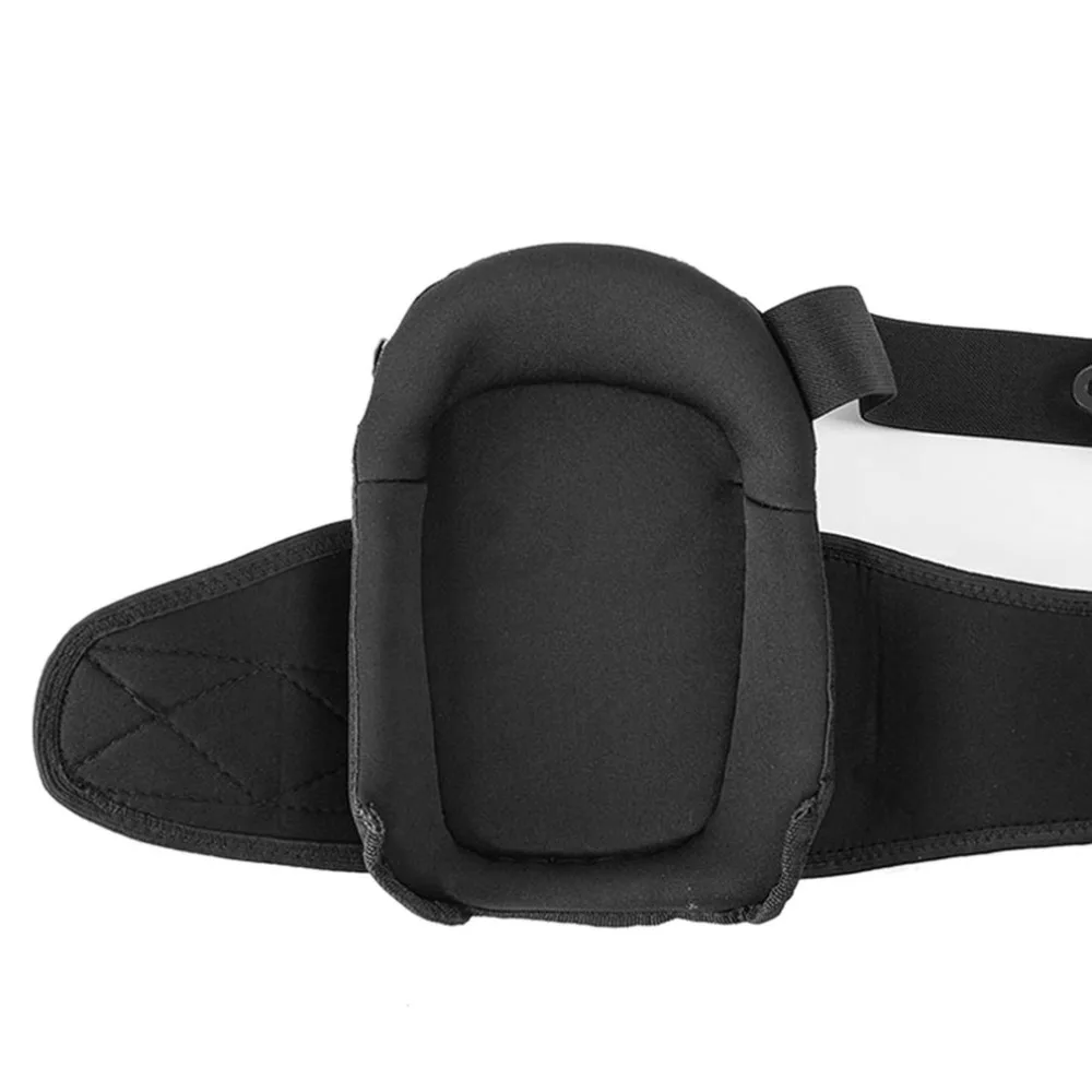 

1 Pair Professional Knee Pads with Adjustable Straps Safe EVA Gel Cushion PVC Shell Knee Pads for Heavy Duty Work