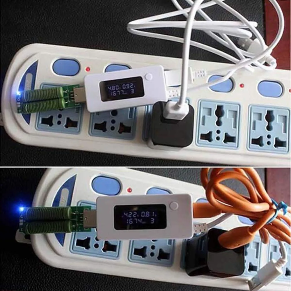 USB тестер 3 7 в с ЖК дисплеем Micro USB|Измерители напряжения| |