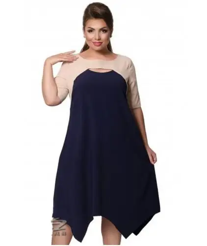 2018 женское платье большого размера женская одежда вечернее трапециевидной формы