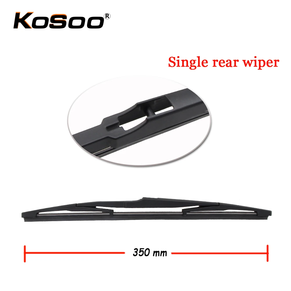 KOSOO Auto Rear Car Wiper Blade For Ssangyong Korando 350mm 2011 Onwards Window Windshield Blades Arm Accessories | Автомобили и