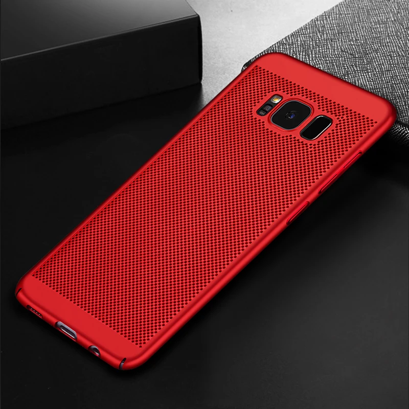 Чехол для samsung Galaxy S10 Plus S8 S9 Plus S6 S7 Edge S10e S10 Plus тонкий теплоотвод дышащий охлаждающий жесткий чехол из поликарбоната