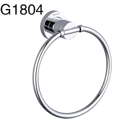 G1804 Gappo аксессуары для ванной комнаты держатель для полотенец держатель для бумаги двойной держатель для зубной щетки банное полотенце заднее полотенце кольцо наборы для ванной комнаты - Цвет: G1804