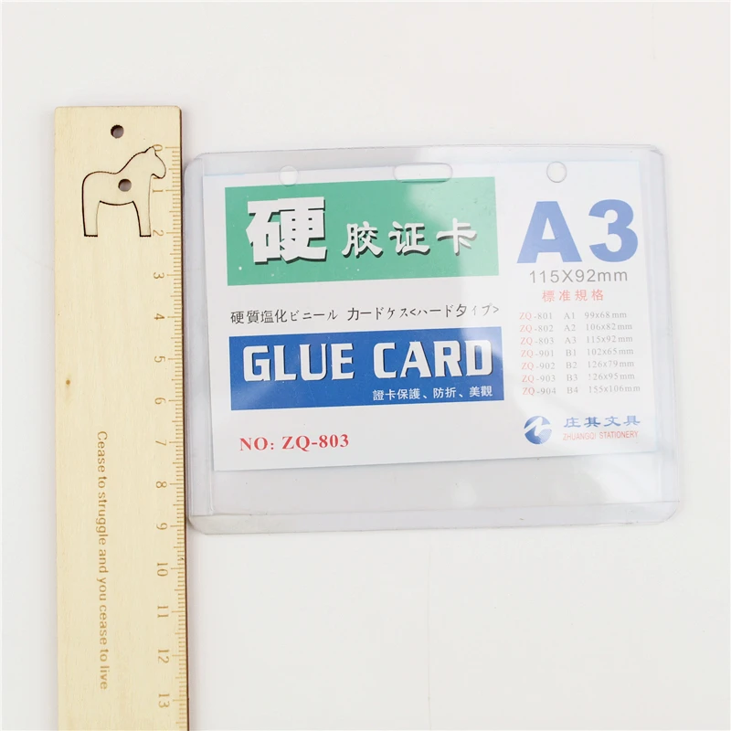 Рабочие Чехлы для значков со стразами шнурком прозрачные студенческих