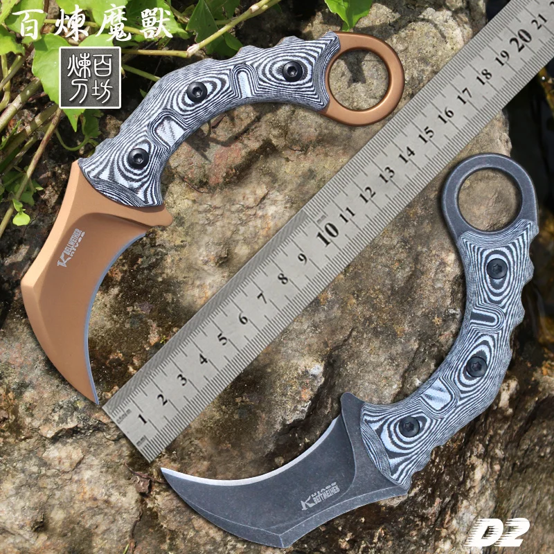 

High quality army Survival knife high hardness wilderness knives essential self-defense Camping Knife Hunting outdoor tools EDC