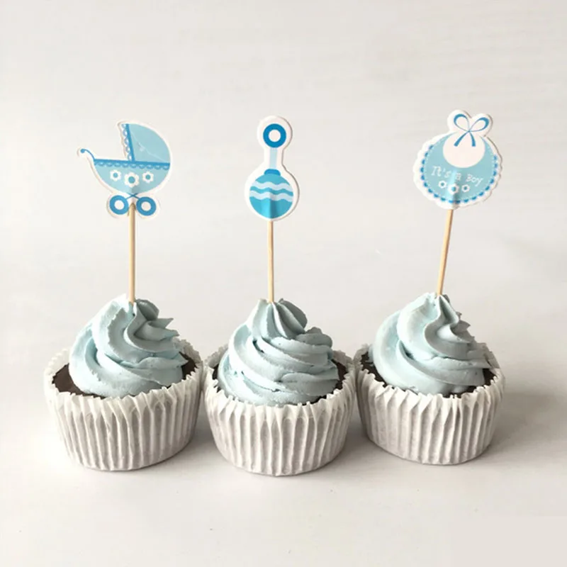 18pcs baby boy Детские украшения для душа, крестины для мальчиков и девочек, вечерние украшения, декор для детских игр - Цвет: 18pcs baby boy