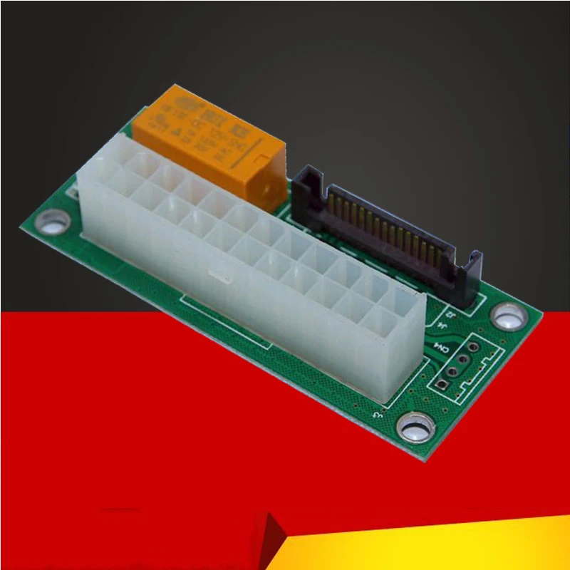 Настольный ATX 24PIN двойной PSU мощность синхронный старт удлинитель Кабель карты адаптер для майнинга биткоина