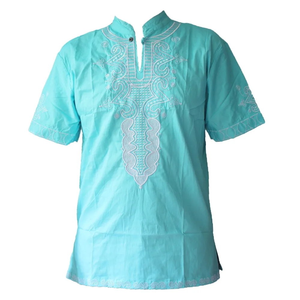 Африканские традиционные мужские Дашики Топы этнические платья с вышивкой