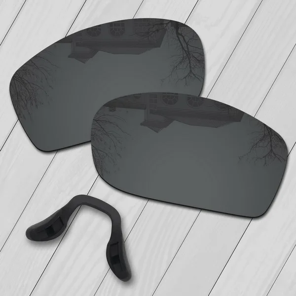 Black-Nose pads E.O.S поляризованные улучшенные Замена Объективы Для Высококачественные солнцезащитные очки Oakley Джульетта Солнцезащитные очки-несколько вариантов - Цвет линз: Black-Nose pads
