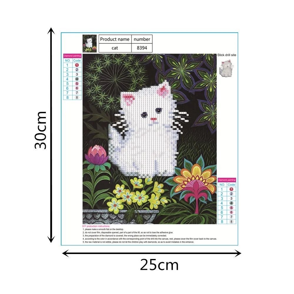 5d поделки алмазов картина кошки animal crossing частичное живопись Стразы холсте