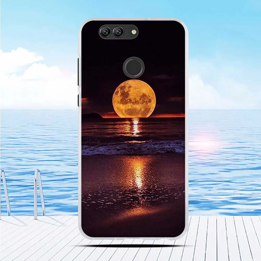 for Huawei Nova 2 Plus Cover BAC-L23 Case 3D Relief Printing Flower Back TPU Soft Silicone Phone Cases Coque Capa Funda | Мобильные