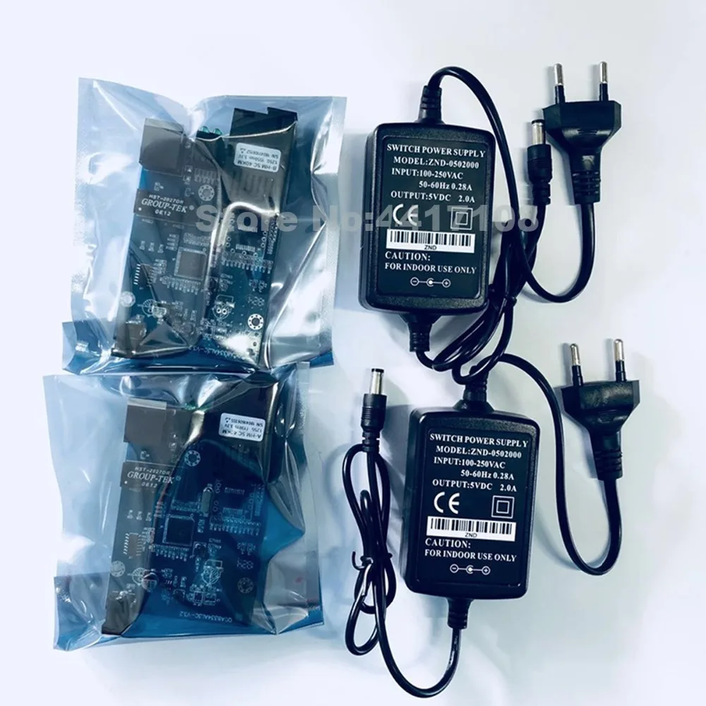 FTTH 1 пара гигабитный волоконно-оптический медиаконвертер 10/100/1000 Мбит/с