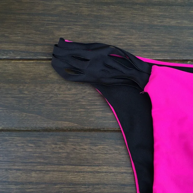 Сексуальный женский комплект бикини, низкая талия, бандаж, треугольник, пуш-ап, бюстгальтер, купальник, пляжная одежда, купальник, бикини