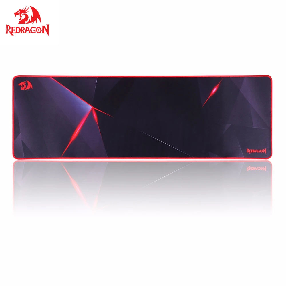 

Redragon P015 Large Extended Mouse Pad XXL Stitched Edges Mouse Mat Non-Slip Water-Resistant Rubber Base Cloth Computer Mousepad