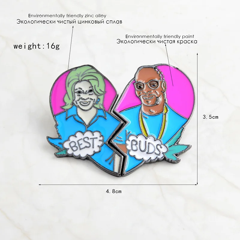 1 шт. оригинальная модная металлическая строчка с надписью Love Heart Icon декоративный