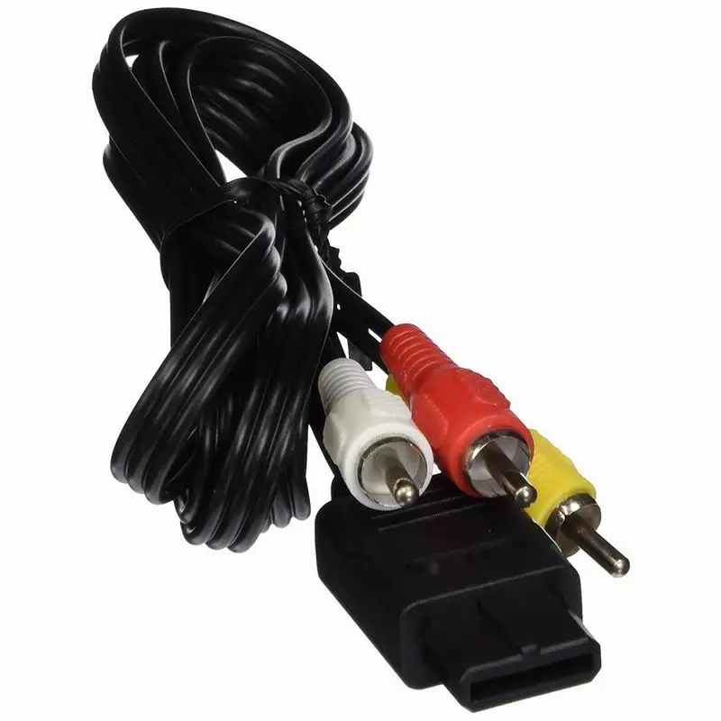 6 футов/1 8 м кодовые разъемы RCA стерео AV аудио видео композитный кабель для Nintendo 64