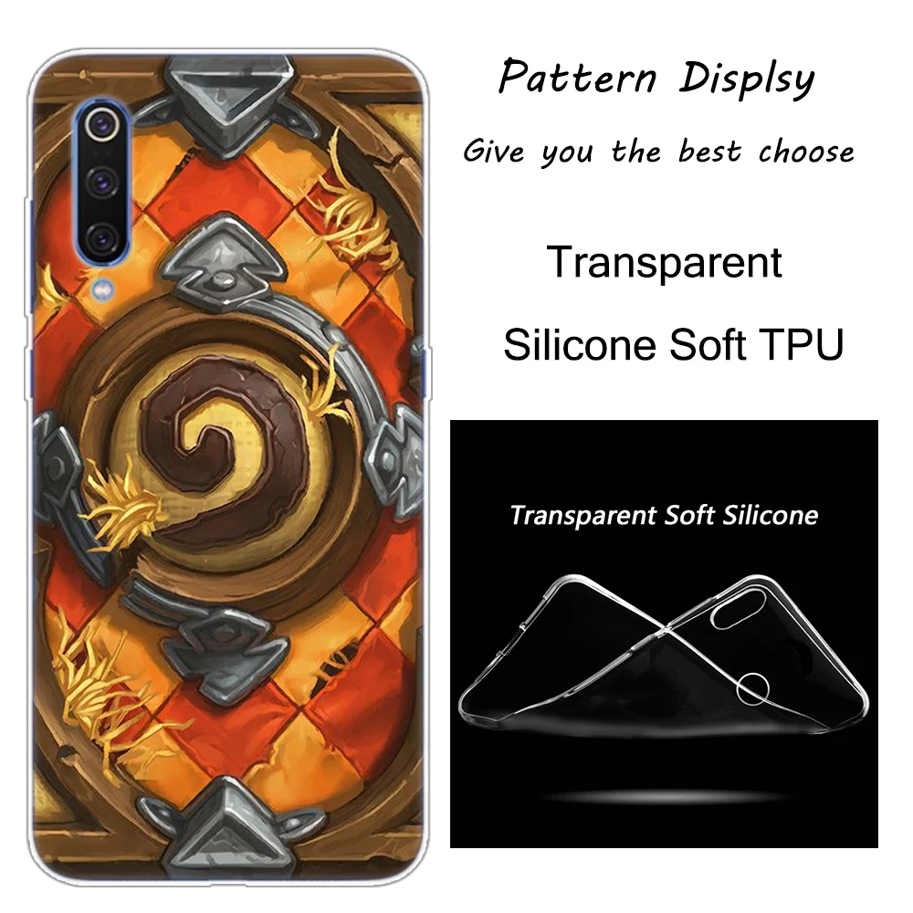 009 Hearthstone герои of Warcraft чехол для Xiaomi Pocophone F1 9T 9 9SE 8 A2 Lite A1 A2 Mix3 Redmi K20 7A Note 4 4X5 6 7 Pro S2 - Цвет: 009
