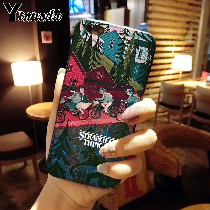 Yinuoda TV Stranger Things TPU Мягкий силиконовый чехол для телефона iPhone X XS MAX 6 6s 7 7plus 8 8Plus 5 5S SE XR