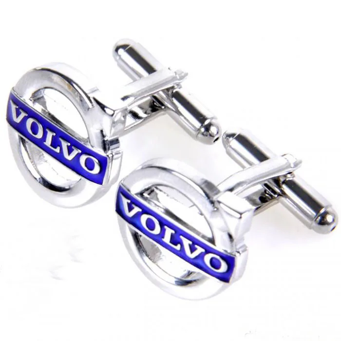 Индивидуальные круглые и эмалированные запонки с логотипом автомобиля|enamel| |