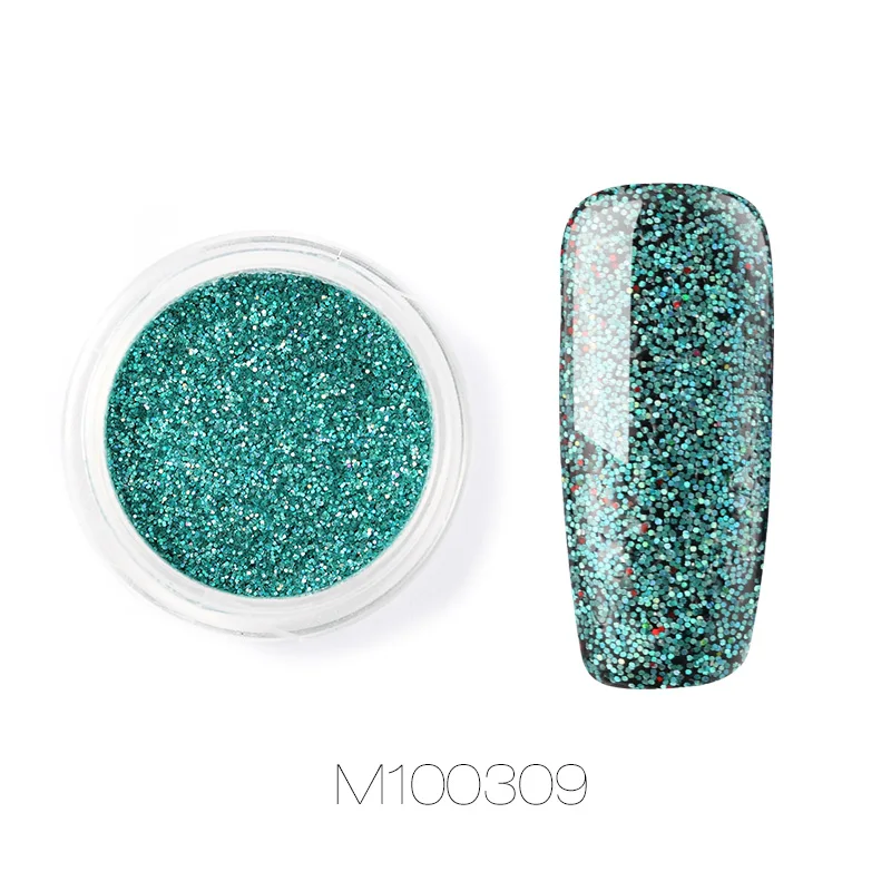 M100309 ROSALIND Nail Pigment Powder Nails Glitter Art Dip Powder Set Gel Polish Mirror Manicure Sparkles For Nails Chrome Pigment Art - Цвет: M100309