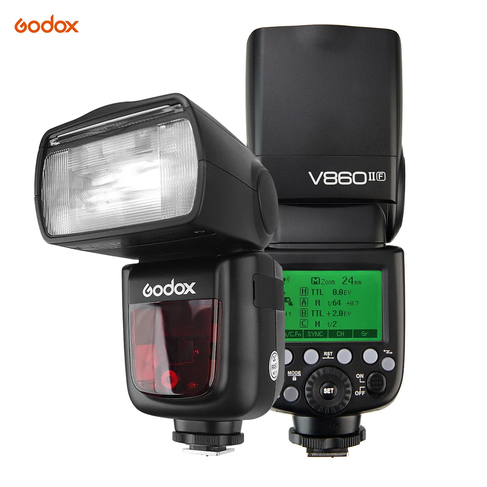 Вспышка Godox VING V860IIF новаторская TTL Li Ion для камеры 2 4G Беспроводная вспышка 1/8000s HSS GN60