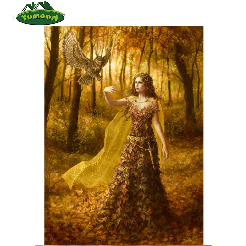 Модная Наклейка на стену вышивка картина крестиком фантазия Сделай Сам