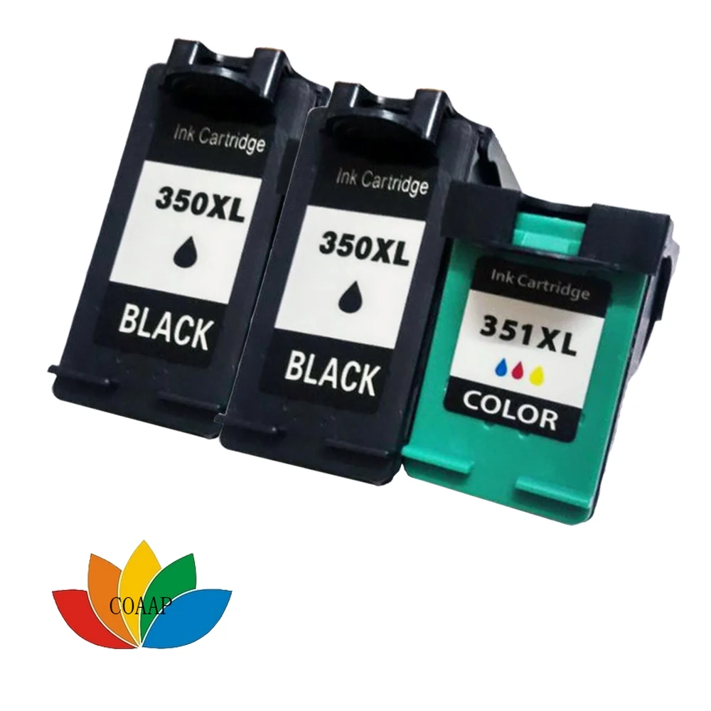 

3x Refilled HP 350 351 XL Ink Cartridge For Compatible C4200 C4480 C4580 C4380 C4400 C4580 C5280 C5200 C5240 C5250 C5270 C5275