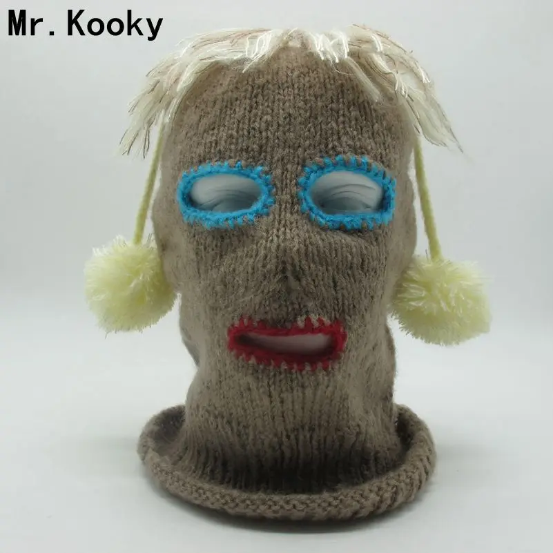 Mr. Kooky Комплект вязаная шапка + шарф ручной работы коса Мужская Женская зимняя
