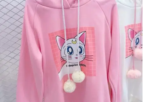 Эксклюзивные толстовки с капюшоном и ушками Сейлор Мун|ear sweatshirt|hood earssweatshirt sweatshirt |