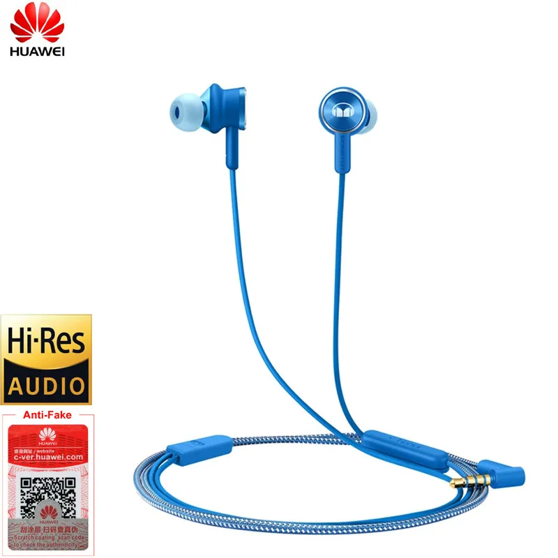 Оригинальные наушники Huawei Honor Monster 2 Hi Res AM17 3 5 мм Внутриканальные с пультом