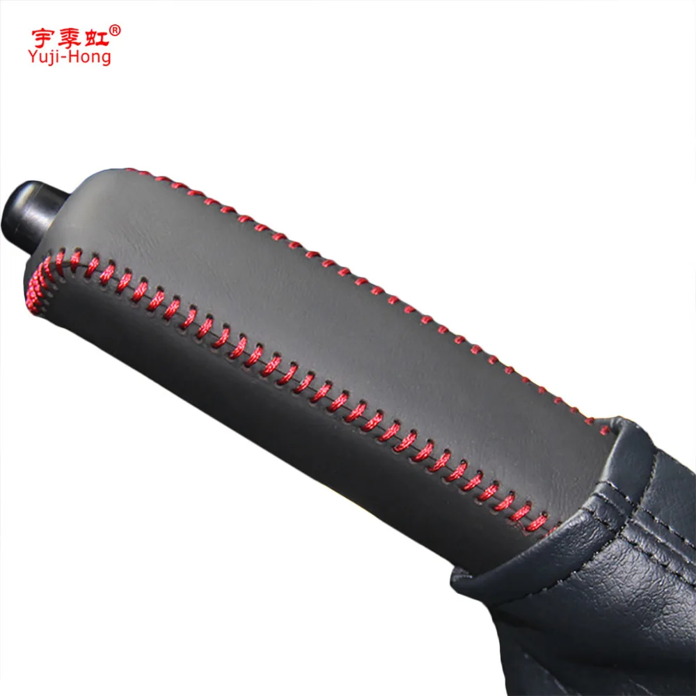 Yuji-Hong Car Handbrake Covers Case for Toyota Land Cruiser Prado LC150 Genuine Leather Auto Handbraek Cover Styling Grips | Автомобили и