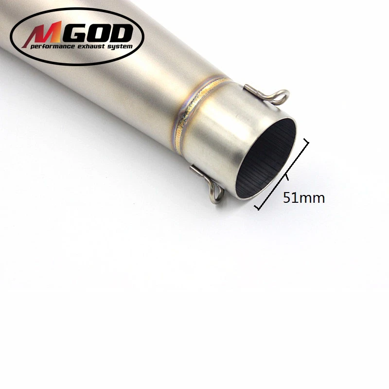 MGOD Akrapovic 51 мм универсальный глушитель для мотоцикла SC выхлопная нержавеющая