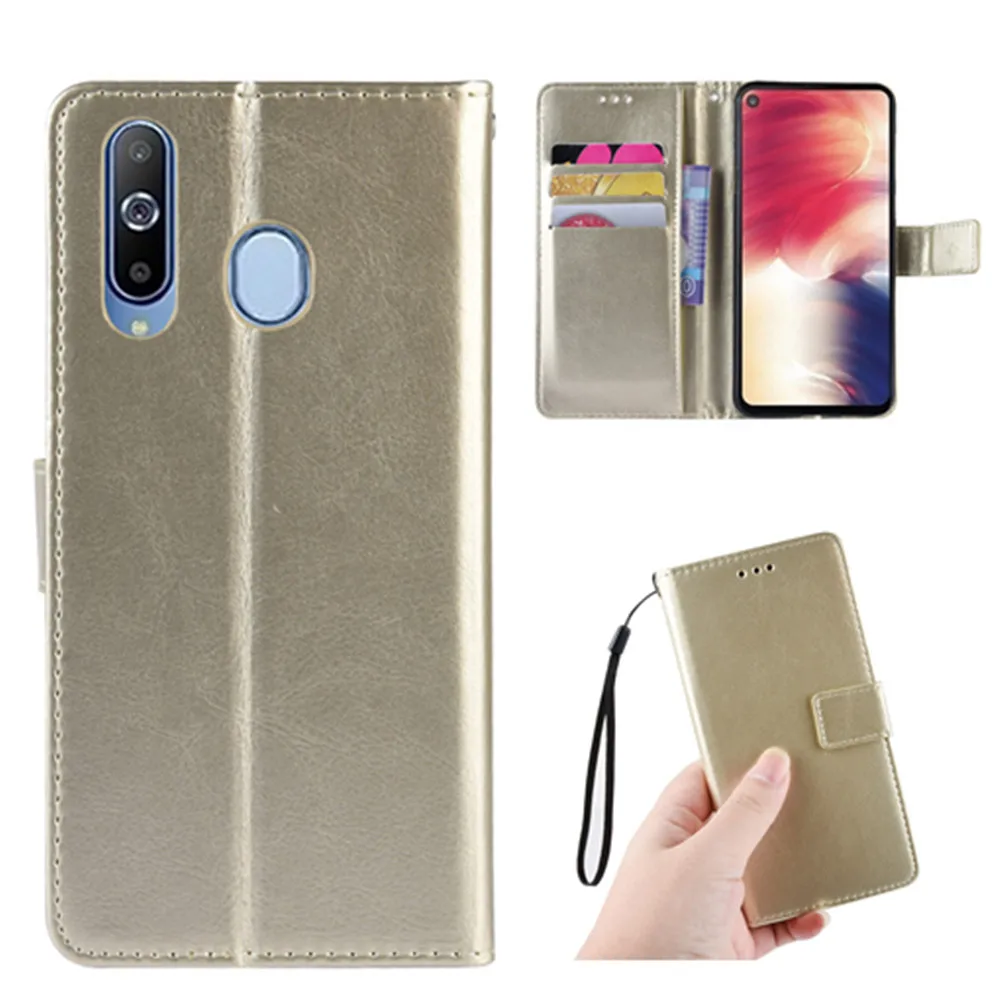 Для Samsung Galaxy A9 Pro 2019 роскошный чехол кошелек из искусственной кожи подставка для
