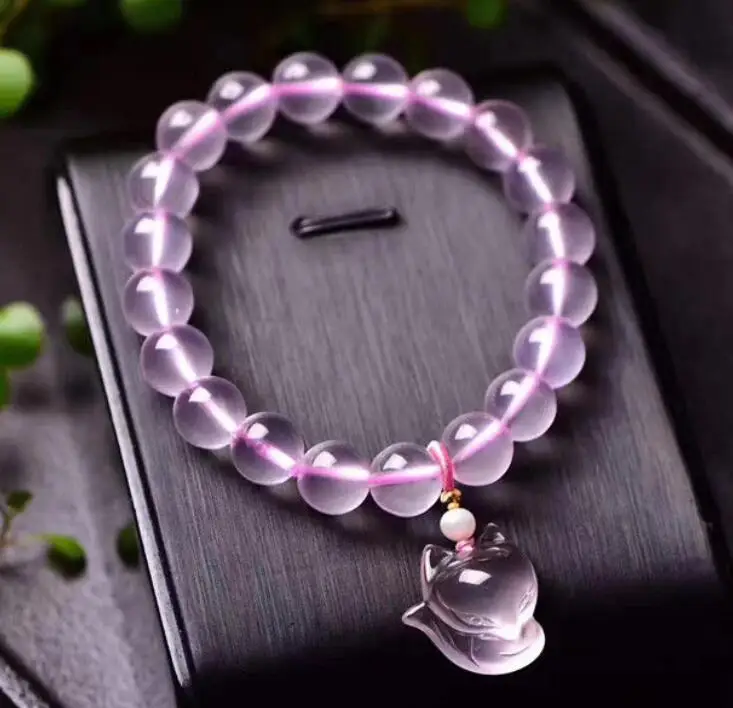 Бесплатная доставка натуральный Звездный розовый Кварцевый свет хрустальные