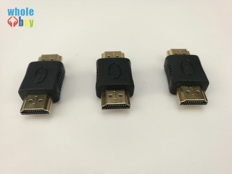 100 шт./лот Переходник HDMI штекер соединитель конвертер для HDTV проектора ноутбука