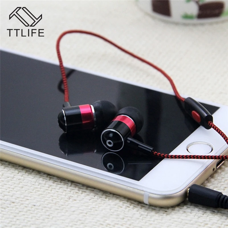 Original TTLIFE Wired Sport Earphone HSD3 HiFi Stereo Super Bass Headphone In-ear Headset auriculares for Android Phone Xiaomi |