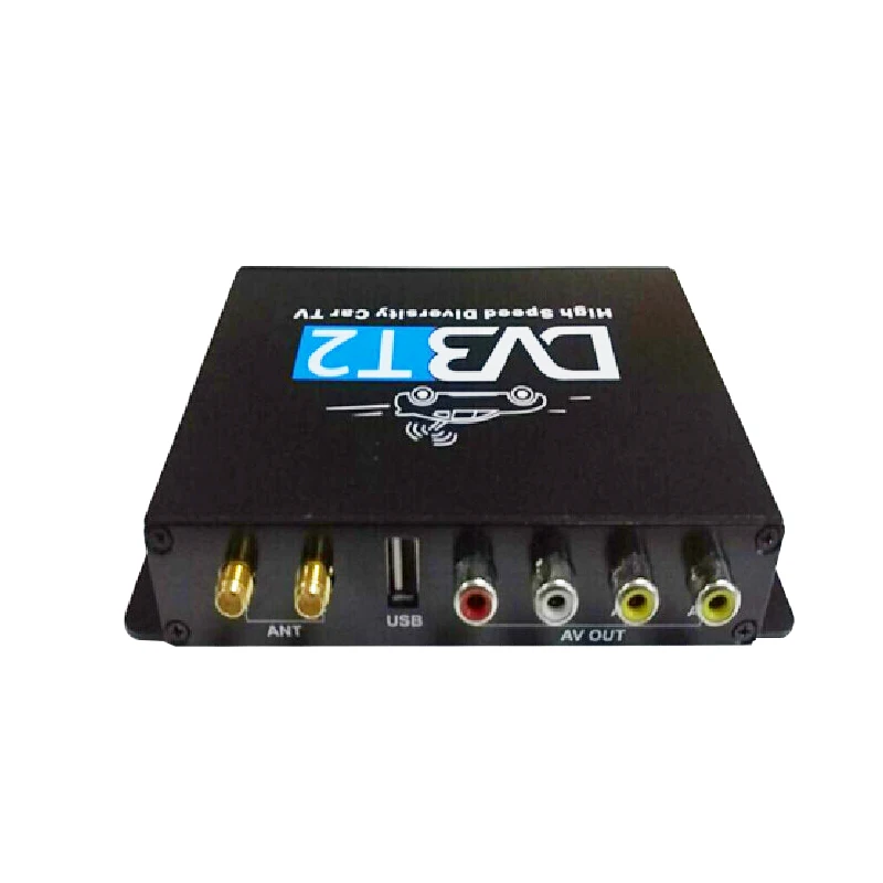 Двойной двойной антенный высокоскоростной DVB-T2 DVB-T автомобильный ТВ-приемник DVB T2