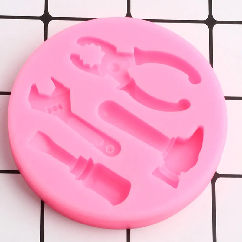 3D инструменты молоток гаечный ключ плоскогубцы силиконовые формы сделай сам