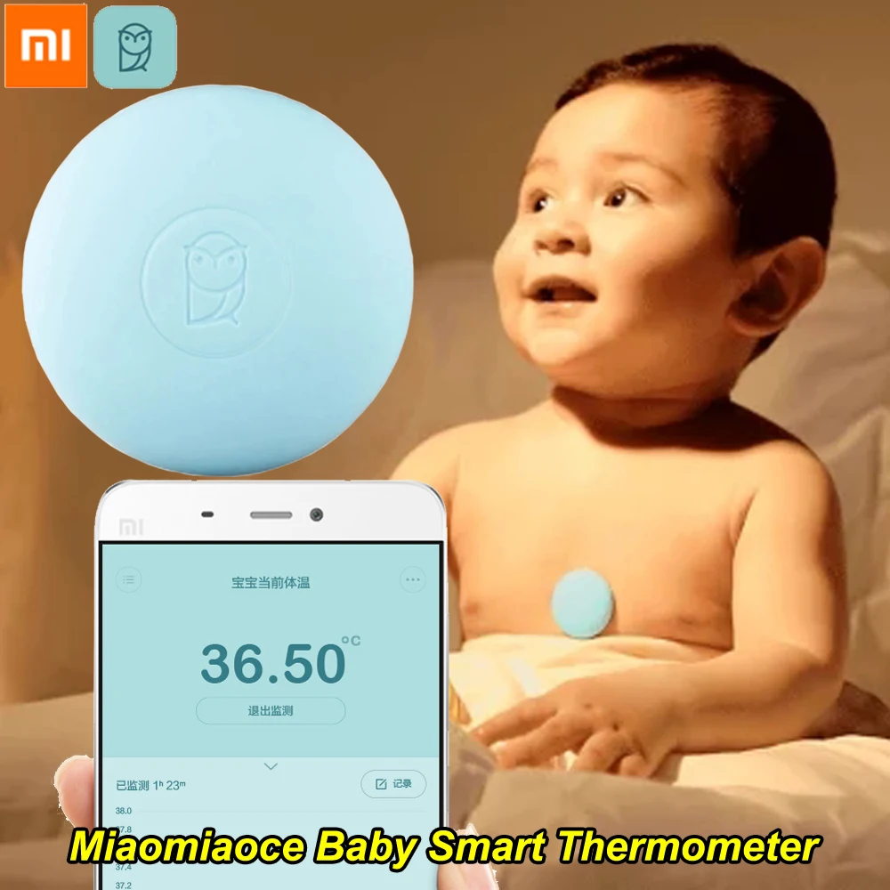 Xiaomi Miaomiaoce цифровой термометр детский умный клинический термометр измерение аккрита постоянное наблюдение высокая температура сигнализация