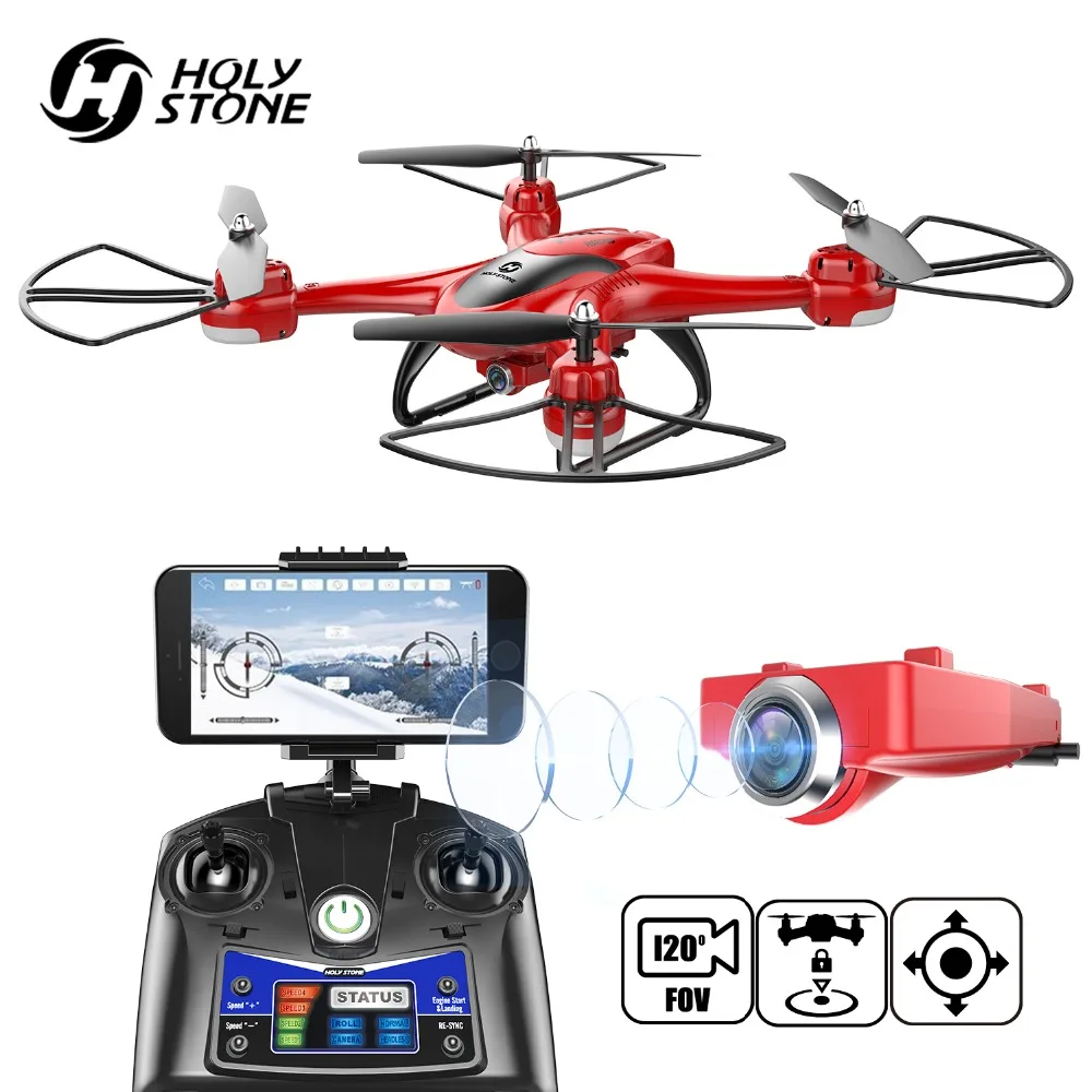Holy Stone HS200D радиоуправляемый дрон 720P Wifi HD селфи камера FPV дрон 120 градусов 3D переворачивается RTF высота удержания радиоуправляемый квадрокоптер