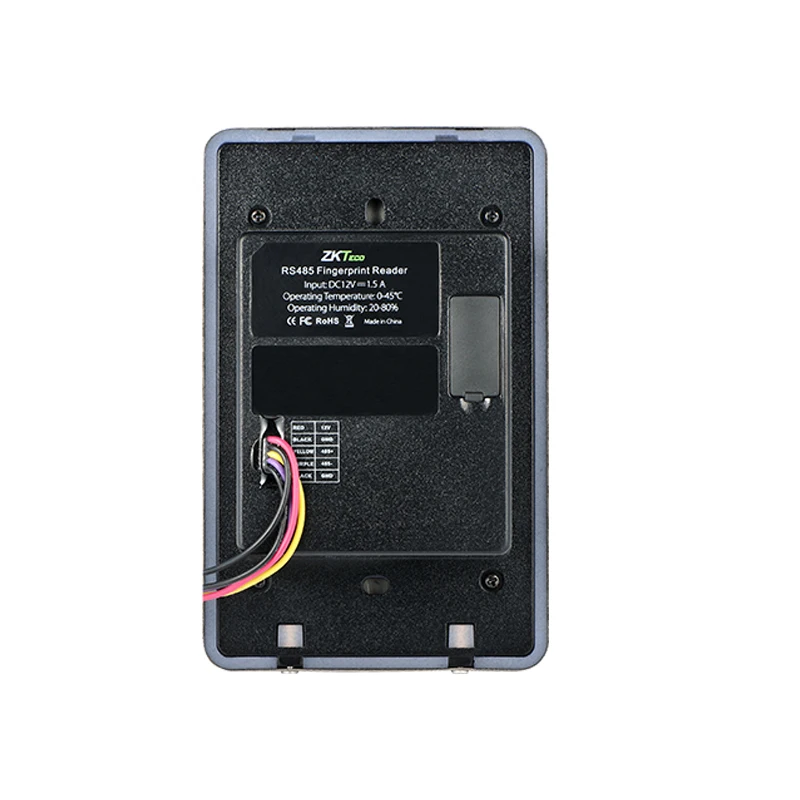 IP65 Водонепроницаемый ZKFinger FR1500 RS-485 считыватель отпечатков пальцев с защитной крышкой, совместимой с inBio