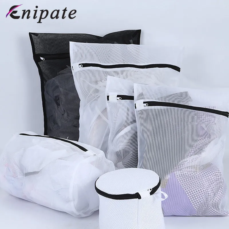Enipate 6 шт черное нижнее белье бюстгальтеры мешки для стирки носки баскетбола