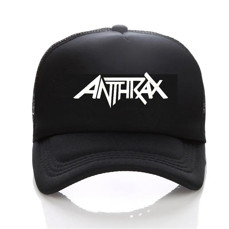Anthrax полоса шаблон печати бейсбольная кепка для мужчин wo летняя трендовая Кепка