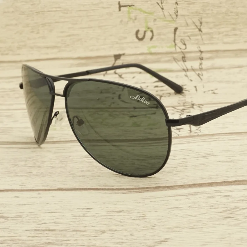 Cubojue Glass Sunglasses Men Women Anti Scratch Aviation Sunglass Male Black Brown Frog Sun Glasses for Cheap Dropshipping |