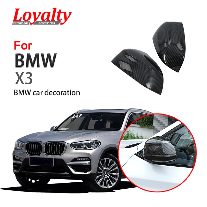 Лояльности для BMW X3 2018 2019 внешний заднего вида боковой двери зеркало Защитная