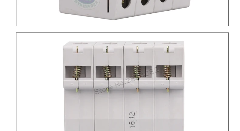 DC 1000 V 20KA 40KA 4 P 4-полюсный SPD дом Защита от перенапряжения защитное Низковольтное предохранительное устройство HYS4-PV-1000 din-рейку