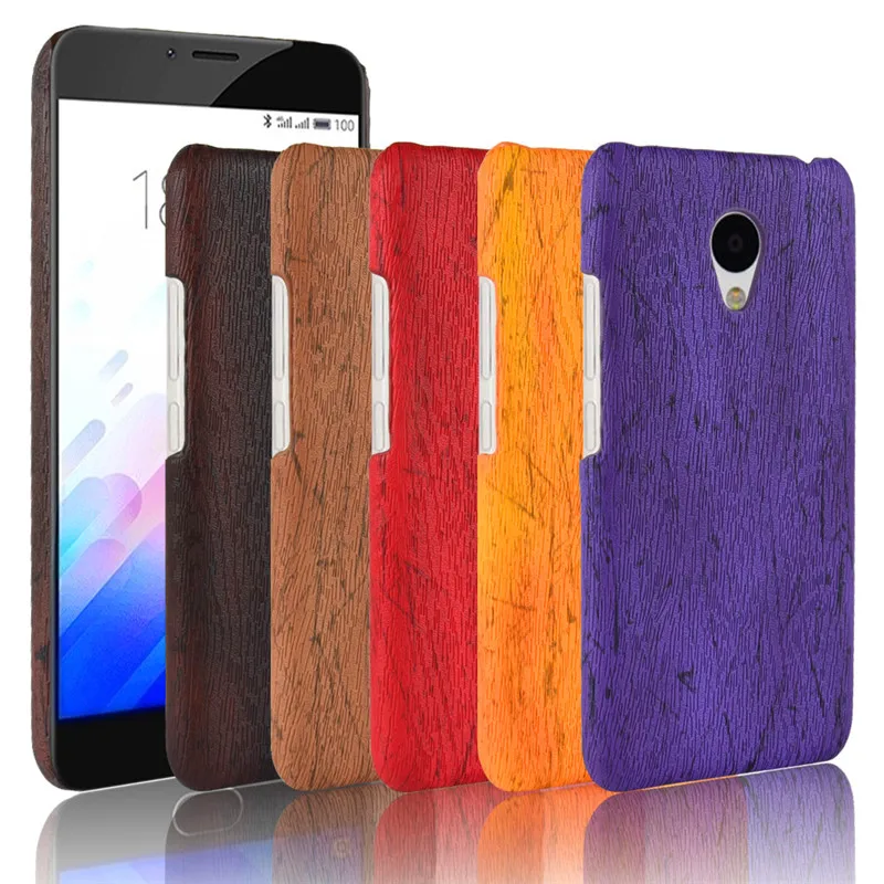 Чехол Suli из кожи для Meizu M3 Mini жесткий чехол с текстурой древесины M 3 Meilan3 рамкой